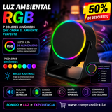 PARLANTE PORTATIL INALAMBRICO 5 EN 1 CON LUZ RGB